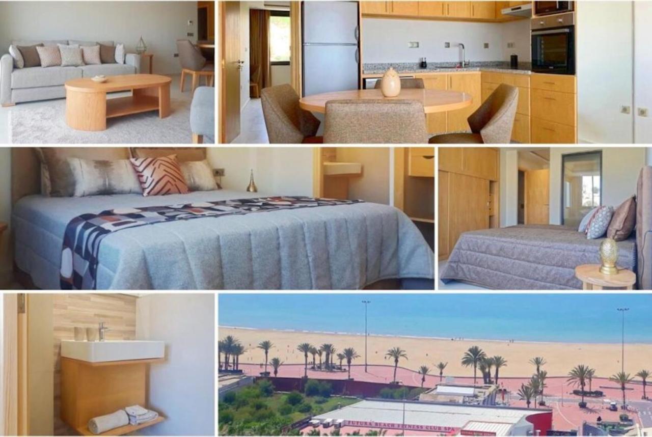 Luxury Apartment 105Sqm Terrace Seafront Wifi Unlimited Agadir Ngoại thất bức ảnh